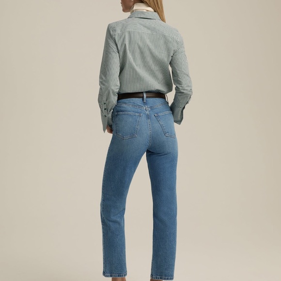 Favorite Daughter Valentina Super High Rise Straight Jean 32x28 #FC78CR5994 - Picture 11 of 14